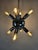 1960s Italian Starburst Sputnik Chandelier in Chrome & Murano Glass, 1960s For Sale - Image 5 of 8