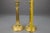 Antique French Brass Candlesticks with Floral Motifs, 1920s, Set of 2 For Sale - Image 16 of 18