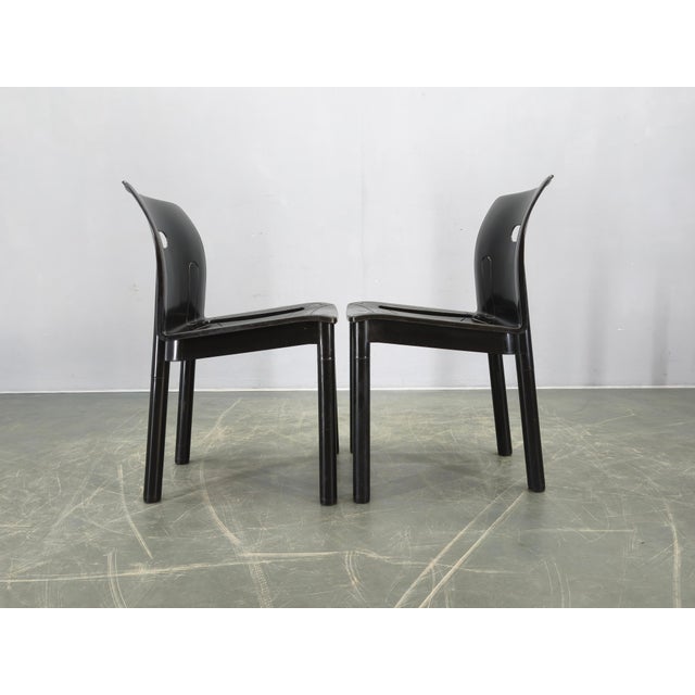 Model 4870 Chairs attributed to Anna Castelli Ferrieri for Kartell, 1980s, Set of 4 For Sale - Image 6 of 13
