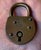 German Tri-Lock Padlock in Brass, 1940s For Sale - Image 4 of 9
