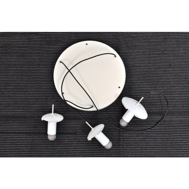 Vintage Three-Light Pendant Lamp, 1960s For Sale - Image 13 of 15
