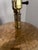 Mid-Century Modern 1978 Westwood Industries Metallic Gold Crackle Ginger Jar Lamp For Sale - Image 3 of 3