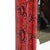 Mid-Century Molding Mirror in Red & Black Python Leather by Karl Springer For Sale - Image 12 of 16