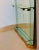 1950s Large Console Wall Mirror with Emerald Green Border from Cristal Arte, Italy, 1950s For Sale - Image 5 of 18