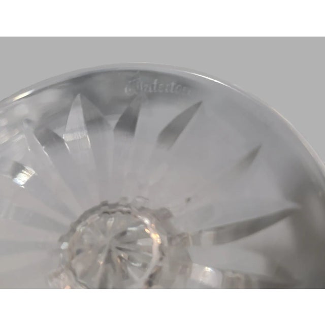 Late 20th Century Set of 4, Vintage Crystal Waterford Ireland "Kinsdale" Wine Glasses For Sale - Image 5 of 6