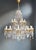 1930s Art Nouveau Amber Crystal Chandelier For Sale - Image 4 of 12