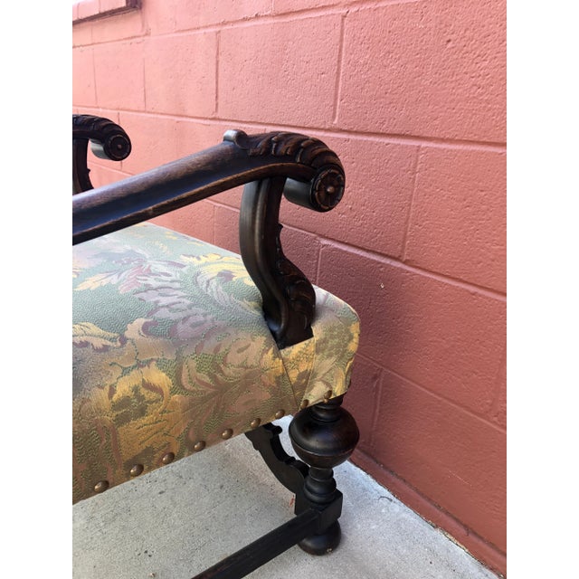 18th Century William & Mary Style Carved Chair For Sale In Los Angeles - Image 6 of 8