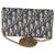 Christian Dior Blue Oblique Canvas Saddle Chain Pouch For Sale - Image 4 of 9