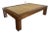Attributed Ralph Lauren Wood Seagrass Coffee Table For Sale