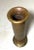 Very Heavy Antique Hand Hammered Copper Arts and Crafts Bud Spill Vase Sculpture For Sale - Image 4 of 10