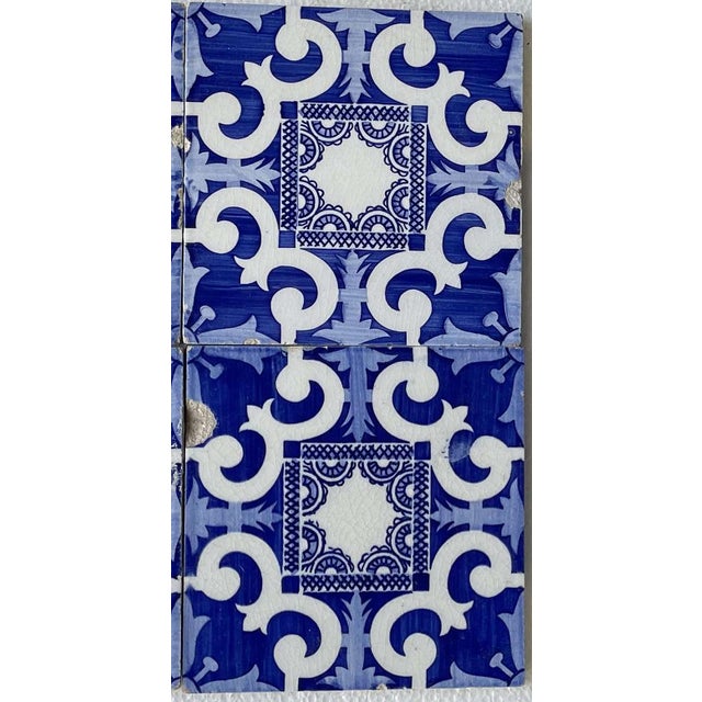 Earthenware Tiles, Set of 4 For Sale - Image 4 of 8