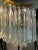 1970s 1970s Vintage Pagoda Glass and Brass Chandelier For Sale - Image 5 of 10