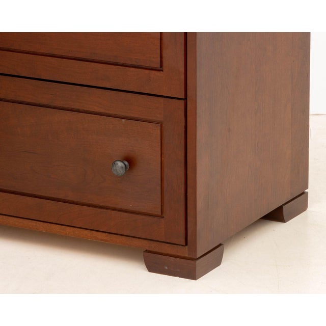Late 20th Century Pair of Copeland Furniture Mahogany Bedside Tables For Sale - Image 5 of 10