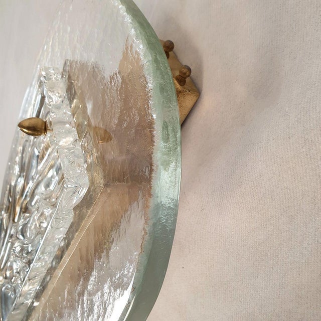 Mid-Century Modern Murano Glass Sconces - A Pair For Sale - Image 9 of 9