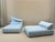 Mid-Century Modern Light Blue & White Voyage Immobile Modular Chaise Lounge by Roche Bobois For Sale - Image 3 of 18