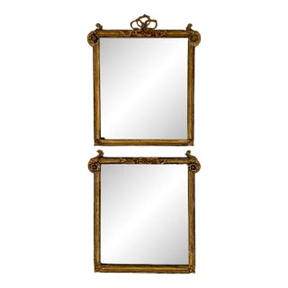 Pair Antique 18th Century Neo-Gothic Frames Gilded Gold Germany For Sale