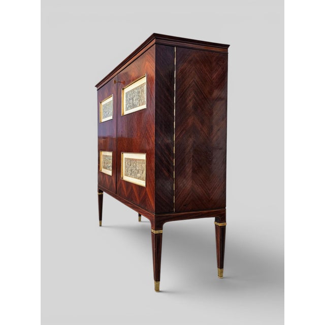 Mid-Century Modern Mid-Century Italian Bar Cabinet from Paolo Buffa, 1950s For Sale - Image 3 of 18