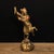 Early 21st Century Gilded Bronze Kui Xing Statue, God of Literature For Sale - Image 5 of 9