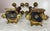 Pair Antique Ornate 1800's Patinated Gilt Bronze Marble Neoclassical Candelabras For Sale - Image 14 of 14