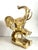 Metal Large Vintage Mid Century Brass Elephant For Sale - Image 7 of 12