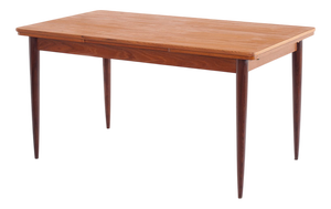 Scandinavian Style Teak Dining Table with Extensions, France, 1960s