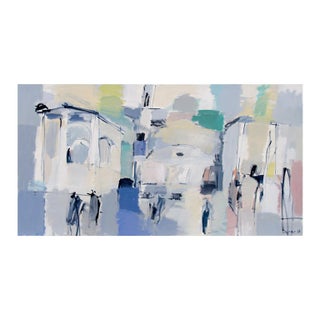 Contemporary Abstract Acrylic on Canvas Painting "Passage" by Andreas Durrer For Sale