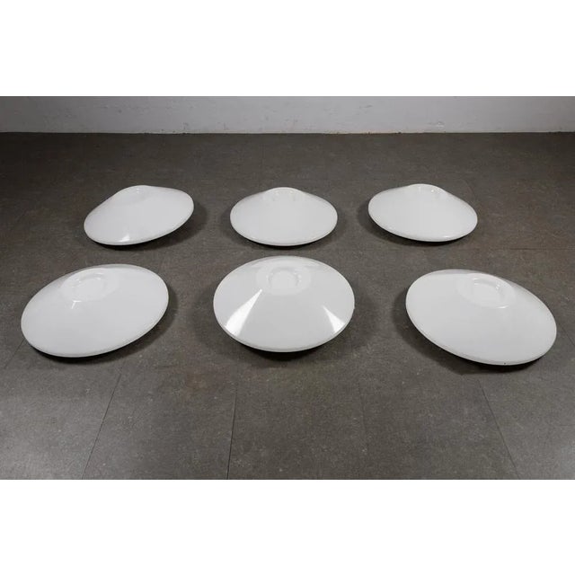 Wall Lights from Guzzini, Set of 6, in Flawless conditions. Designed 1970 to 1979 This piece has an attribution mark, I am...