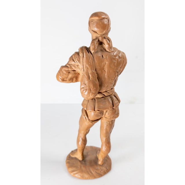 Mid-Century Redware or Terra Cotta Figure by Fred Press, Attributed to Vivian Ellis For Sale In New York - Image 6 of 10