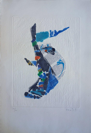 Judith Viviane Kaantor, Composition, Etching
