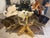 Vintage Hollywood Regency Gold Koi Fish With Round Glass Top Dining Table For Sale - Image 9 of 10