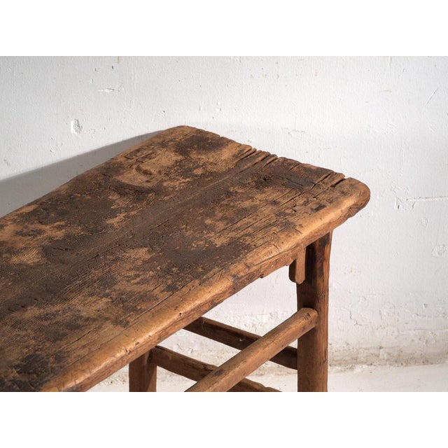 Low Console Table in Pine, China, 1900 For Sale - Image 4 of 11