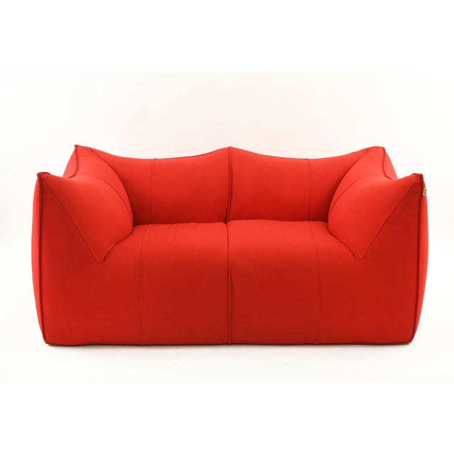 A vintage "Le Bambole" loveseat designed by Mario Bellini for B&B Italia, one of the most celebrated and influential...