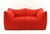 A vintage "Le Bambole" loveseat designed by Mario Bellini for B&B Italia, one of the most celebrated and influential...