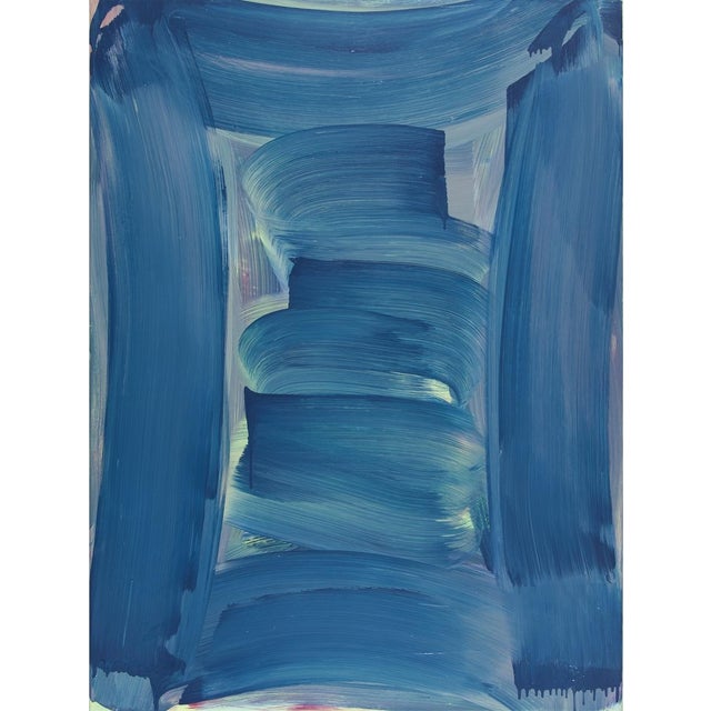 Anne Russinof Contemporary Abstract Oil on Canvas "Stacked Vault" by Anne Russinof For Sale - Image 4 of 4