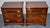 1980s Vintage Pair Mahogany Nightstands Chippendale Chests With Pull Out For Sale - Image 5 of 18