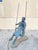 Late 20th Century Large Bronze Boy and Girl Children Swinging Garden Outdoor Statue Sculpture For Sale - Image 9 of 9