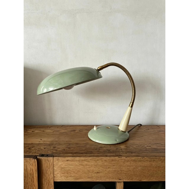 Vintage Italian Gooseneck Table Lamp, 1960s For Sale - Image 11 of 11