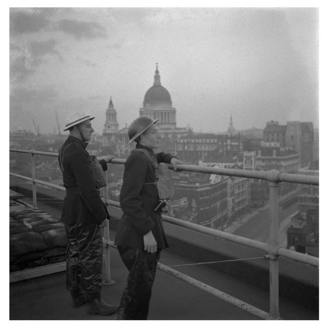 'Firefighters in London' Unframed Archival Pigment Print For Sale