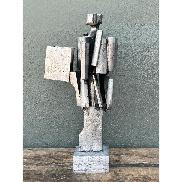 Vintage Don Drumm Abstract Metal Sculpture | Chairish
