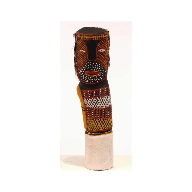 Collected in Tiwi Island off the coast of Northern Australia, this Bima Figure Carving was carved and painted by Myra Ann...