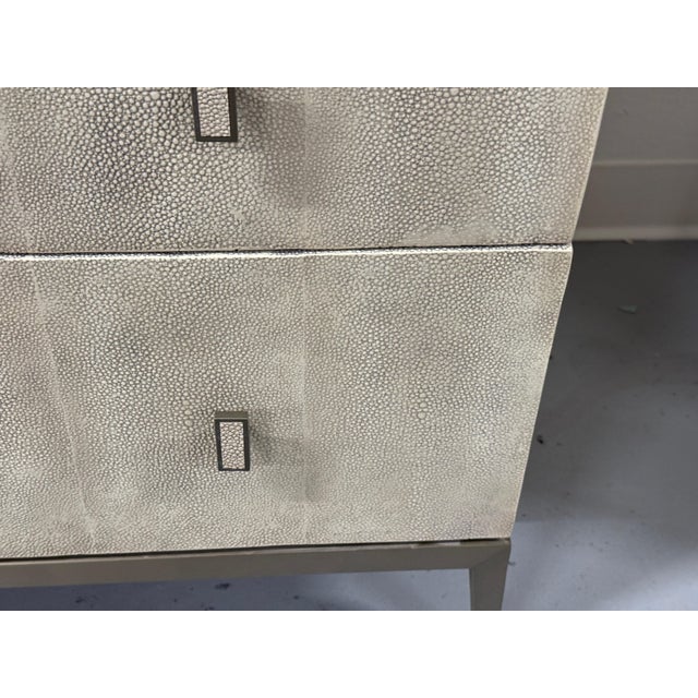 Mitchell Gold and Bob Williams Faux Shagreen Solange Chest For Sale - Image 18 of 18