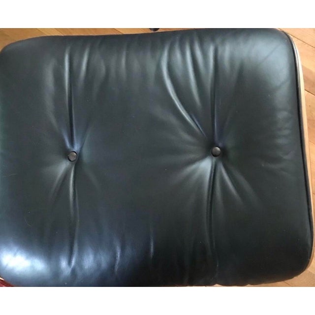 Lounge Chair and Ottoman by Charles & Ray Eames for Herman Miller & Vitra, Set of 2 For Sale - Image 6 of 14