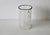 Mid-Century Modern Vintage Textured Oval Lucite Acrylic Waste Basket Brass Beaded Rim For Sale - Image 4 of 16