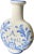 Antique 1910s French Blue & White Terracotta Apothecary Vase For Sale - Image 4 of 6