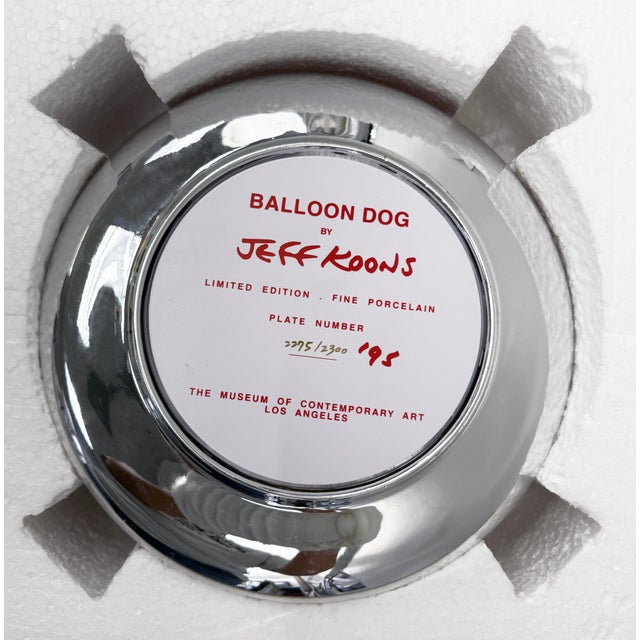 Pop Art Jeff Koons, Balloon Dog (Red), Porcelain Sculpture, 1995 For Sale - Image 3 of 7