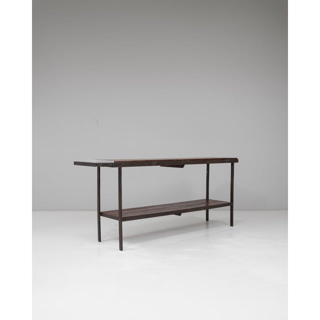 20th Century French Metal Industrial Table For Sale - Image 18 of 18