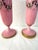 Victorian Antique Bohemian Art Nouveau Pink Art Glass Vases c.1900, a Pair For Sale - Image 3 of 7