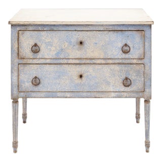 Italian Antique Painted Chest For Sale