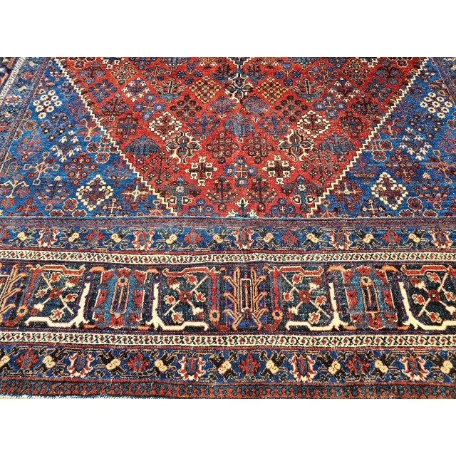 Vintage Persian Joshegan Kashan Rug, Hand-Knotted Wool, Weeping Willow Pattern,11x14 For Sale - Image 9 of 14