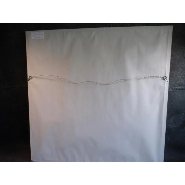 Mid 20th Century Anya Fisher Abstract Landscape "The Mountain" Oil Painting on Canvas For Sale - Image 9 of 10